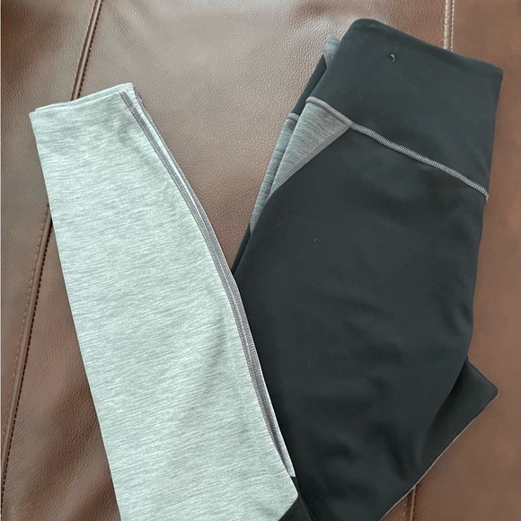 NIKE LEGGINGS Gray/Black -Woman Medium - Picture 7 of 16